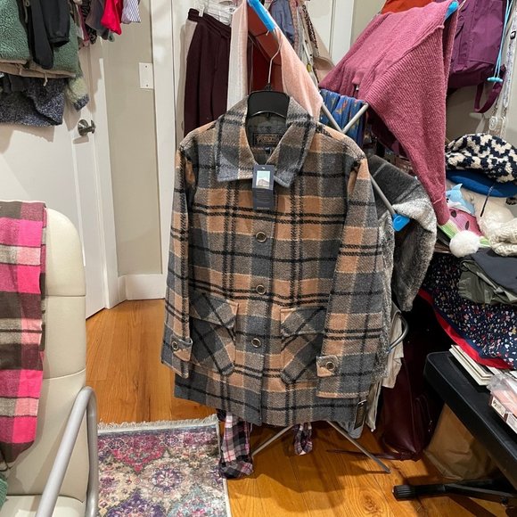 Pendleton Jackets & Blazers - Pendleton-WOMEN'S NAPA BUTTON-FRONT BARN COAT